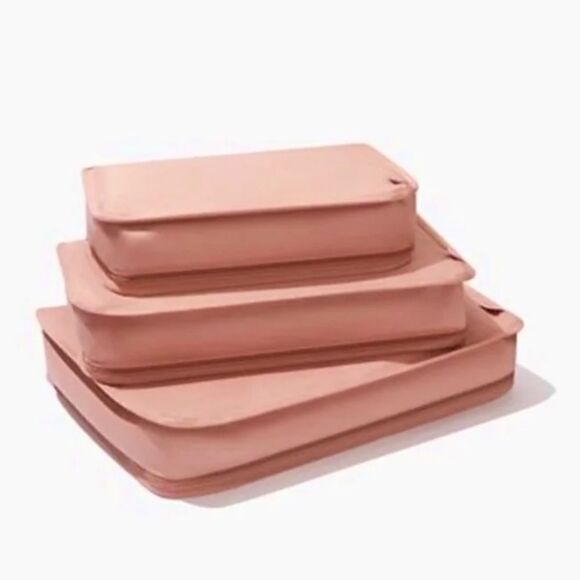 Hanky Panky 3 Pink Mauve Packing Cubes Bags - Picture 1 of 8